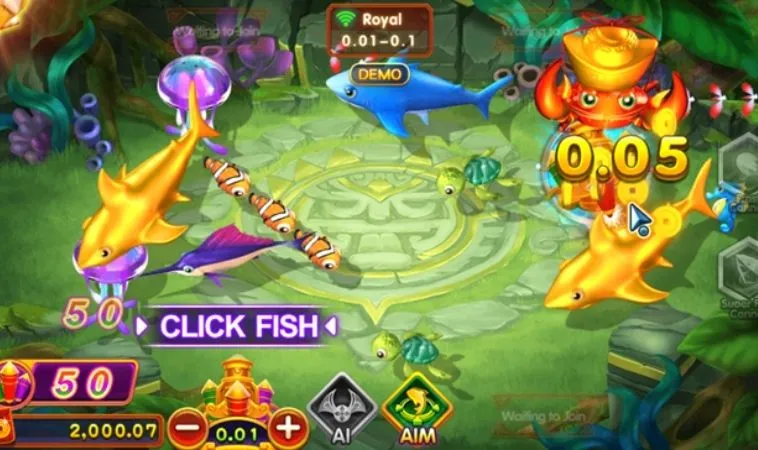 Giao diện chơi Bắn Cá Men In Black tại 188Bet