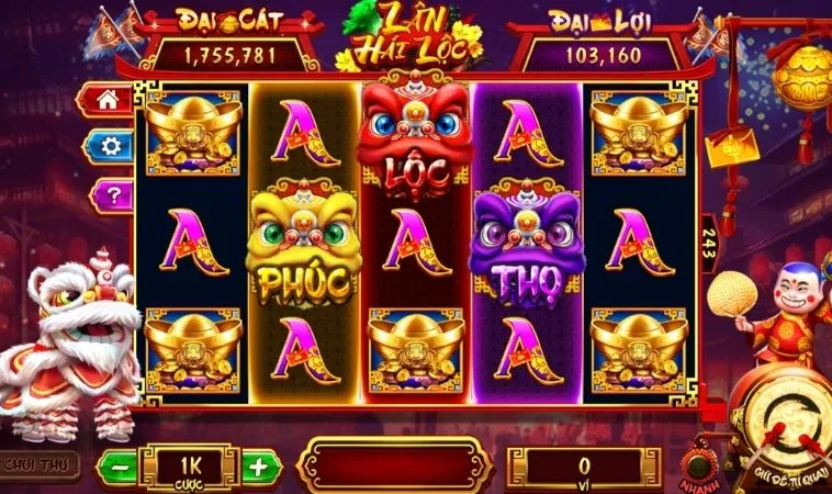 Các biểu tượng trong game Nổ Hũ Lân Hái Lộc tại 188Bet