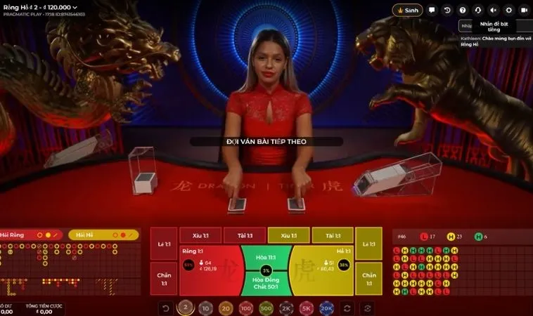 Các cửa cược trong Dragon Tiger tại 188Bet